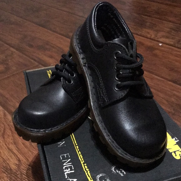 FIRM PRICE Black Kids Marquis 4 Eyelet Padded Collar Gibson - Picture 6 of 7